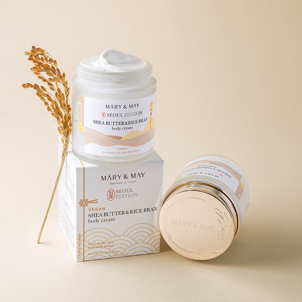 Maygin Rye Cream Mary&May Shea Butter & Rice Bran Body Cream