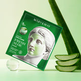 Mary&May Vegan Collagen Fresh Aloe Mask (30g x4)