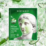 Mary&May Vegan Collagen Fresh Aloe Mask (30g x4)