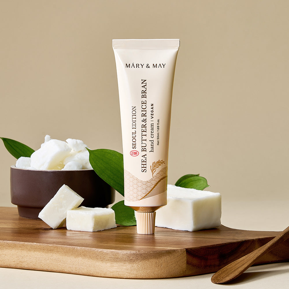 Mary&May Seoul Edition SHEA BUTTER & RICE BRAN Hand Cream